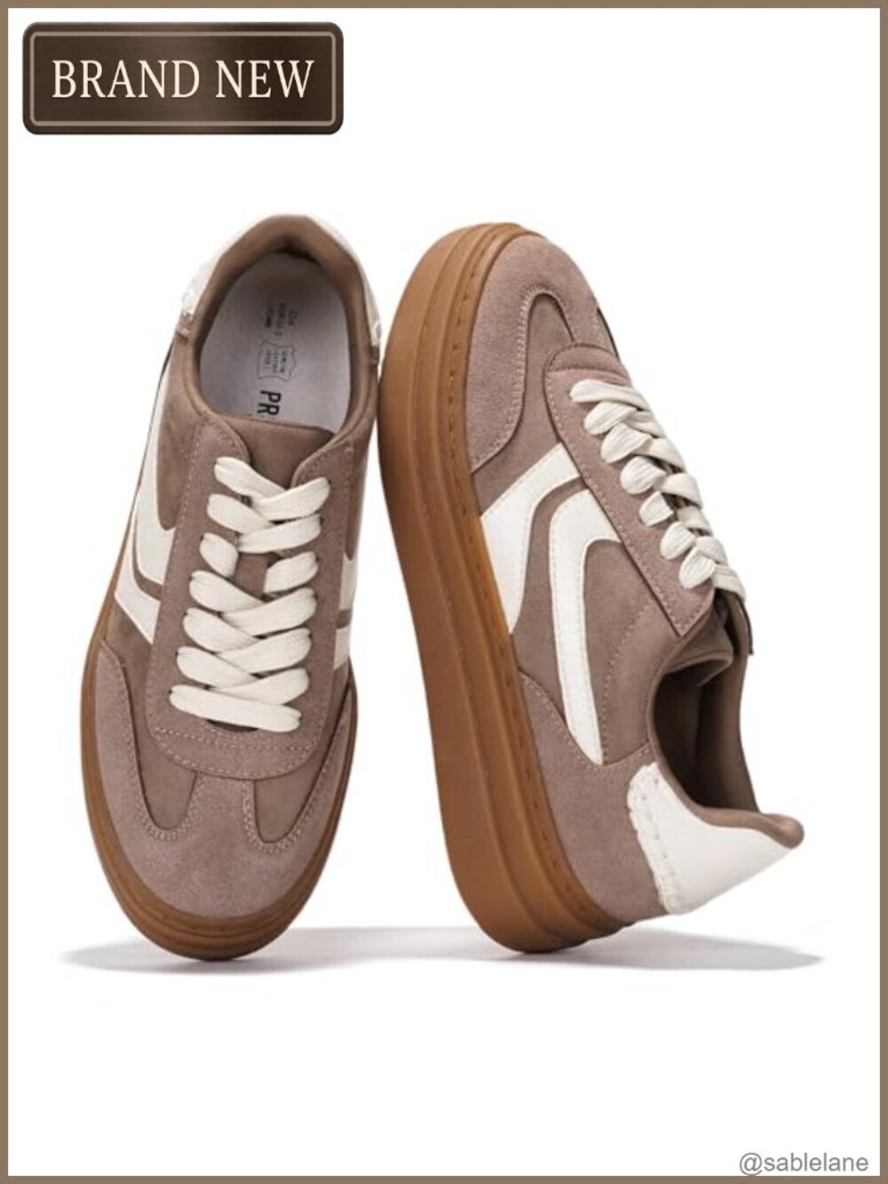 Lightweight Platform Sneakers for Women Breathable Memory Foam Chunky Fashion